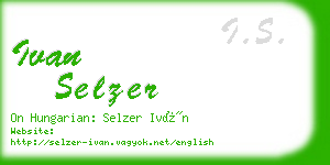 ivan selzer business card